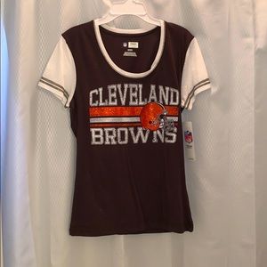 NFL team apparel women’s small brows tee